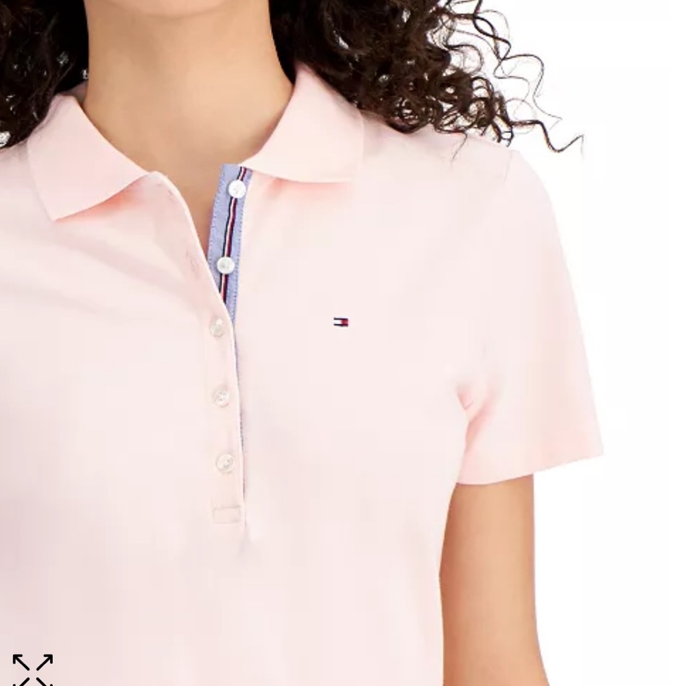Tommy Hilfiger polo shirt, pink size L
